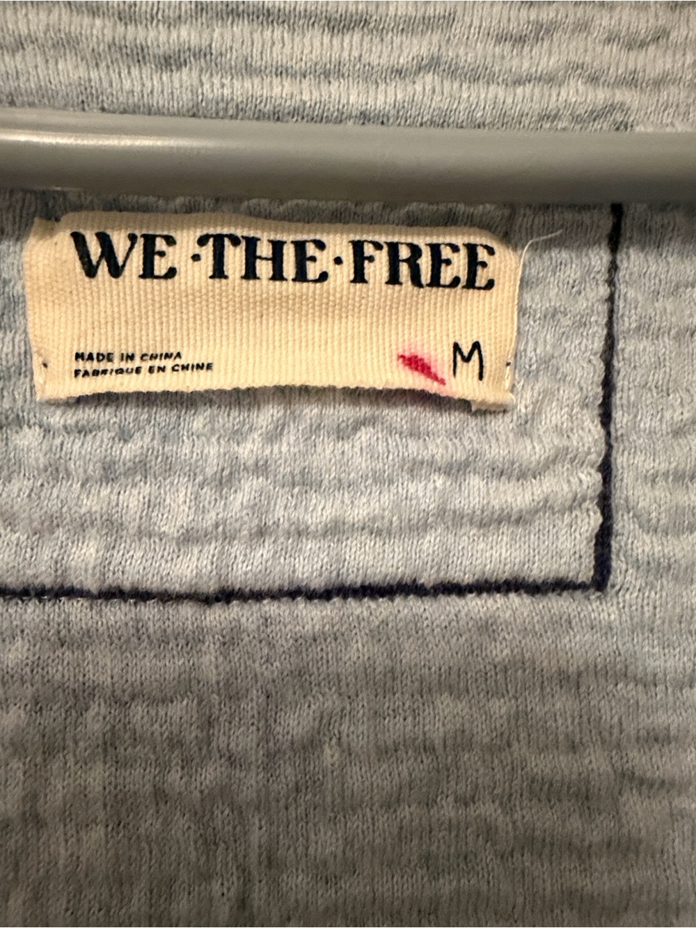 We The Free Navy Cardigan with Light Blue Trim - Picture 5 of 7